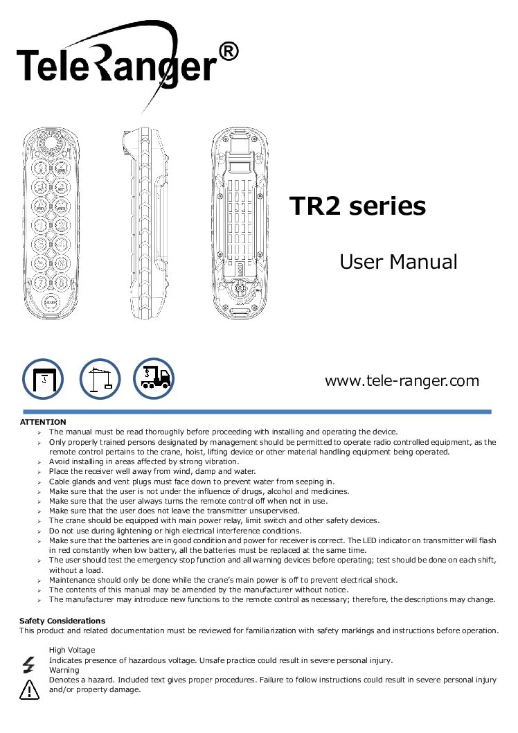 Forside: TR2 User Manual
